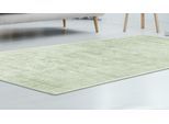 Teppich PADIRO "Karma 125", grün (mint), B:160cm H:8mm L:230cm, Viskose, Teppiche, Teppich, Handgewebter Teppich mit 3D-Design, weiche Haptik, pflegeleicht