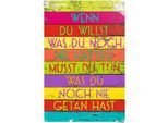 Poster REINDERS "Wenn du willst", bunt (farbe bild(er): mehrfarbig), B:61cm H:91,5cm, Papier, Bilder, Poster