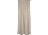 Vorhang ESPRIT "Baia", beige (natur), B:140cm H:250cm, Polyester, Gardinen, HxB: 250x140