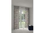 Vorhang ADAM "Bio Bel" Gr. 3, schwarz, B:145cm H:225cm, Jacquard, Baumwolle (Bio-Baumwolle), Gardinen, aus 100% Bio-Baumwolle