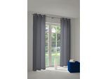 Vorhang ADAM "Graphic Ventus" Gr. 2, blau (dunkelblau), B:145cm H:175cm, Jacquard, Baumwolle (Bio-Baumwolle), Gardinen, aus 100% Bio-Baumwolle
