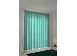 Vorhang ADAM "Graphic Ventus" Gr. 2, blau (petrol), B:145cm H:175cm, Jacquard, Baumwolle (Bio-Baumwolle), Gardinen, aus 100% Bio-Baumwolle