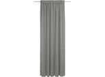 Vorhang ADAM "Indian Cortezada Light" Gr. 5, grau (dunkelgrau), B:142cm H:255cm, Jacquard, Baumwolle, Gardinen, aus 100% Bio-Baumwolle