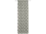 Vorhang ADAM "Good Old Days" Gr. 4, schwarz-weiß (weiß, schwarz), B:142cm H:245cm, Jacquard, Baumwolle, Gardinen, aus 100% Bio-Baumwolle