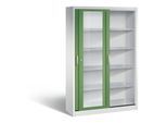 C+P Schiebetürenschrank Acurado, H1950xB1200xT400mm, Front Resedagrün, Korpus Lichtgrau (2049-055) ; C + P Möbelsysteme (2049-055|S10033)