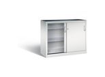 C+P Schiebetürenschrank Acurado, H1000xB1200xT500mm, Front Lichtgrau, Korpus Lichtgrau (2056-092) ; C + P Möbelsysteme (2056-092|S10000)