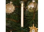 LED-Christbaumkerzen kabell. Ergänzungsset 16 cm