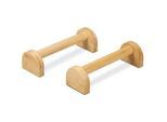 Relaxdays 2xLIEGESTÜTZGRIFFE , Holz, Kunststoff , 12x36 cm , Freizeit & Co, Sport & Fitness