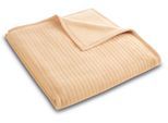 Wohndecke BIEDERLACK "Feel mit schöner Hoch-Tief-Struktur", beige (feel sand), B:150cm L:200cm, Baumwolle, Polyacryl, Polyester, Wohndecken, Wohndecke, Made in Germany