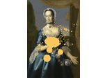 queence Acrylglasbild »Frau mit Farbklecks« Bilder von Frauen Formen Frau Gemälde Historische Persönlichkeiten Kunst Fine Art-Print in Galeriequalität
