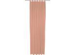 Vorhang ADAM "Uni Collection", orange (papaya), B:142cm H:195cm, Baumwolle (Bio-Baumwolle), Gardinen, Vorhang, Blickdichter aus 100% Bio-Baumwolle