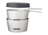 Topf-Set PRIMUS "Essential Pot Set 2.3L", silber (silberfarben), Töpfe, 2,3 l + Ø 22cm + Höhe 10,7cm, Topf-Set, H:10,7cm Ø:22cm