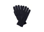 TOM TAILOR Herren Handschuhe mit Kaschmir-Anteil, blau, Meliert, Gr. S/M