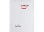 Boxxx Cliprahmen , Klar , Glas , rechteckig , 60x80 cm , Bilder & Rahmen, Bilderrahmen, Bilderrahmen & Fotorahmen