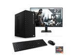 CSL PC-Komplettsystem "Mystic V24097", Energieeffizienz: E (A-G), schwarz, Microsoft Windows 11 Home (64 Bit), 32 GB RAM 1.000 GB SSD, Computer_Komplettsysteme