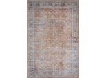 Teppich LUXOR LIVING "LAGERRÄUMUNG", bunt (multi, höhe 5 mm), B:155cm H:5mm L:230cm, Kunstfaser, Teppiche, Teppich, Sonderposten, moderne Vintage Designs, Orient Optik, mit Bordüre