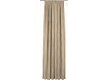 Vorhang ADAM "Casket Valdelana Light" Gr. 3, beige, B:145cm H:225cm, Jacquard, Baumwolle (Bio-Baumwolle), Gardinen, aus 100% Bio-Baumwolle