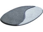 Badematte GRUND "Orbis", grau (anthrazit), H:24mm, Polyacryl, Badematten, Badematte, zweifarbiger Badematte