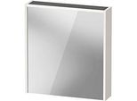 Duravit D-Code Spiegelschrank DC7105R22221000 650x700 mm, Weiß Hochglanz, mit Beleuchtung und Steckdose E