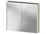 Duravit D-Code Spiegelschrank Verspiegelt DC71060HHHH2000 800x700x148, Blassgrün Matt, Steckdose J, LED Beleuchtung