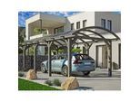 Einzelcarport SKANHOLZ "Franken", grau (dunkelgrau), B/H/T: 220cm x, Carports
