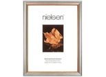 Nielsen Rahmen , Silberfarben , Holz , rechteckig , 24x30 cm , Bilder & Rahmen, Bilderrahmen, Bilderrahmen & Fotorahmen