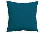 Schlafgut Kopfpolsterbezug , Petrol , Textil , Uni , 80x80 cm , Grüner Punkt, Textiles Vertrauen - Oeko-Tex®, AZO-frei, Oeko-Tex® Made IN Green , bügelleicht, bügelfrei , Heimtextilien, Bezüge, Polsterbezüge