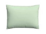 Schlafgut Kopfpolsterbezug , Hellgrün , Textil , Uni , 60x80 cm , Grüner Punkt, Textiles Vertrauen - Oeko-Tex®, AZO-frei, Oeko-Tex® Made IN Green , bügelleicht, bügelfrei , Heimtextilien, Bezüge, Polsterbezüge