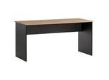 Mid.you Schreibtisch , Schwarz, Eichefarben , Holzwerkstoff , rechteckig , Wange , 150x73.6x65 cm , Büromöbel, Schreibtische, Schreibtische