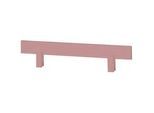 Mid.you Bettschutzgitter , Rosa , Holz , Kiefer , vollmassiv , 100x22.5x4 cm , Babysicherheit, Bettschutzgitter