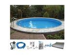 Rundpool MY POOL BWT "PREMIUM inkl. umfangreichem Zubehör", weiß, H:120cm Ø:500cm, Schwimmbecken, Höhe 120 cm, in verschiedenen Größen erhältlich