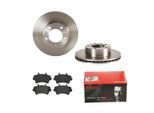 BREMBO Bremsensatz, Scheibenbremse 142055112 Vorderachse innenbelüftet 305mm 28mm für Opel Vaughall NISSAN RENAULT