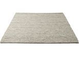 Wollteppich SANSIBAR "Hörnum", braun, B:40cm H:12mm L:60cm, Schurwolle, Teppiche, Handweb Teppich, meliert, reine gewalkte Wolle, handgewebt