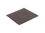Vossen Badematte , Graubraun , Textil , Uni , rechteckig , 60x60 cm , Oeko-Tex® Standard 100, Made in Austria, Fkt, ISO 9001 , für Fußbodenheizung geeignet , Heimtextilien, Badtextilien, Badematten