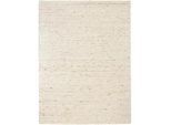 Linea Natura Handwebteppich , Beige , Textil , Uni , rechteckig , 70x130 cm , für Fußbodenheizung geeignet, beidseitig verwendbar, in verschiedenen Größen erhältlich , Teppiche und Böden, Teppiche, Schafwollteppiche