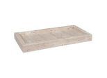 Serviertablett , Beige , Stein , rechteckig , 15x3x30.5 cm , Reach , Geschirr, Tischkultur & Serviergeschirr, Tabletts