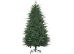 Homcom Weihnachtsbaum, 180 cm, Pvc, PE, Metall, Grün , Kunststoff , 180 cm , Dekoration, Weihnachtsdekoration, Christbäume & Zubehör