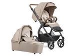 Gesslein Kombikinderwagen , Braun , Metall , 55x130x100 cm , EN 1888, UV 50+, Oeko-Tex® Standard 100 , Feststellbremse, Fußstütze abklappbar, Federung, kugelgelagerte Räder, Verdeckung abnehmbar, 5-Punkte-Gurt, für Babyschale geeignet, Griff in Lederoptik, mit Tragegriff, Sitz umsetzbar, Reflektorstreifen, abnehmbarer Schutzbügel,5-Punkt-Gurt, Sitz umsetzbar, Sportsitz mit verlängertem Verdeck,Mat