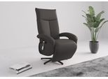 TV-Sessel SIT & MORE "Amica, inkl. Kopfteilverstellung & Drehfunktion", braun (mocca), B:74cm H:112cm T:82cm, Sessel, wahlweise mit 2 Motoren, Akku und Aufstehhilfe