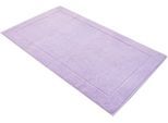 Badematte FRAMSOHN FROTTIER "Uni Basic Hotelmatte" Gr. 4, lila (lavendel), H:11mm, Baumwolle, Badematten, Badematte, große Farbpalette, Hergestellt in Österreich, Badezimmerteppich