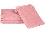 Waschhandschuh ROSS "Premium", rosa (altrosa), B:16cm L:22cm, Frottier, Handtücher, 100% Baumwolle