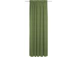 Vorhang WIRTH "Trondheim B", grün (dunkelgrün), B:132cm H:375cm, Jacquard, Polyacryl, Gardinen, Vorhang, nach Mass