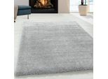 Ayyildiz Teppiche Hochflor-Teppich »BRILLIANT 4200« rechteckig 50 mm Höhe Läufer, auch in rund, Langflor, Shaggy, Wohnzimmer