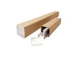 ratioform Versandhülse, quadratisch, braun, Innen-LxBxH 700 x 150 x 150 mm, A2, Palette mit VE 70 Stk