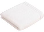 Badetuch VOSSEN "Calypso Feeling", weiß, B:60cm L:110cm, Walkfrottee, Obermaterial: 100% Baumwolle, Handtücher, Badetuch, mit schmaler Bordüre, aus 100% hochwerter Baumwolle, Vegan, einfarbig
