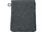 Waschhandschuh ROSS "Vita", grau (schiefer), B:16cm L:22cm, Frottier, Handtücher