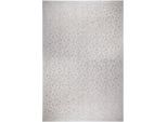 Teppich FLAIR RUGS "Argento", silber (silberfarben), B:160cm H:4mm L:230cm, Kunstfaser, Teppiche, Teppich, Geometrischer Innen- und Outdoor Teppich