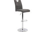 Barhocker HELA "Miranda II H", grau (vintage anthrazit), B:38cm H:97cm T:50cm, Hocker, Barhocker