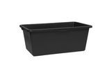 Kunststoffmulde, Volumen 90 l, 640 x 350 mm, schwarz kaiserkraft