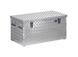 Alu-Transportkiste Riffelblech, mit Gasdruckdämpfer, Inhalt 250 l kaiserkraft